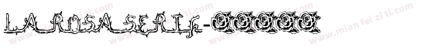 La Rosa Serif字体转换